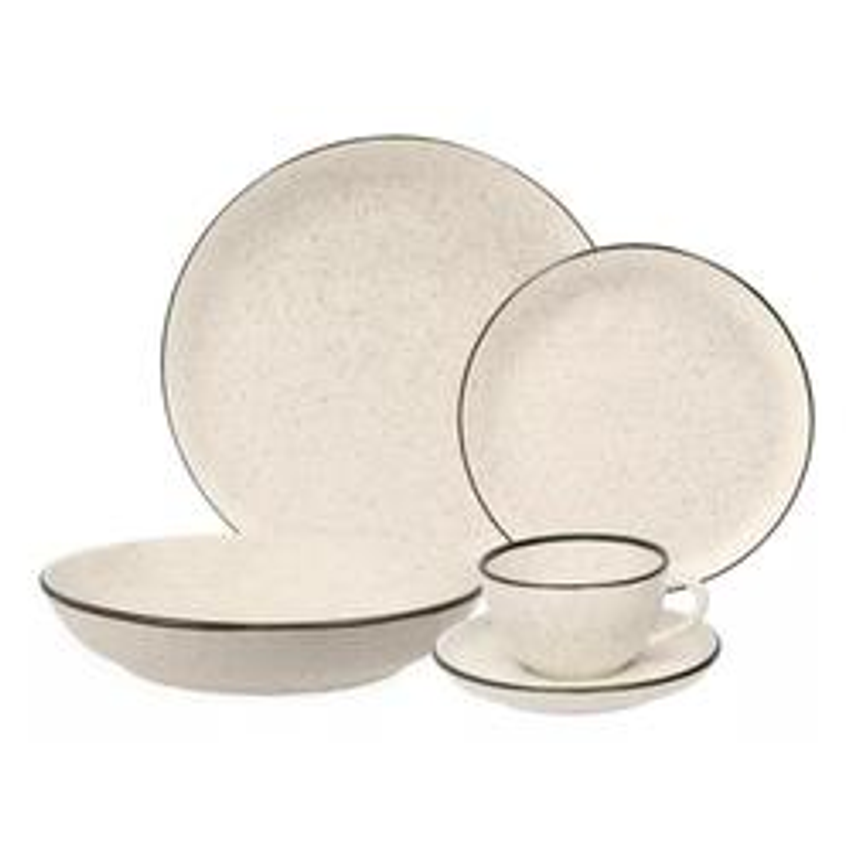 Aparelho De Jantar 20 Peças Oxford Flat Duna