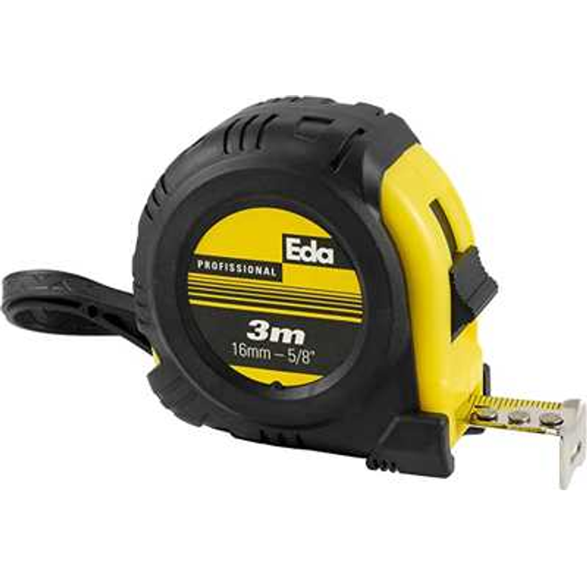 EDA Trena Com Caixa Plástica Emborrachada Eda Preto 3M