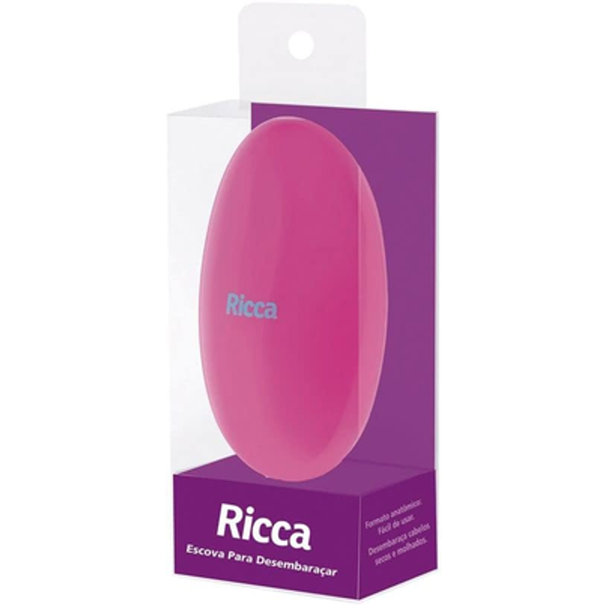 Escova Flex Hair, Ricca, Rosa/roxo