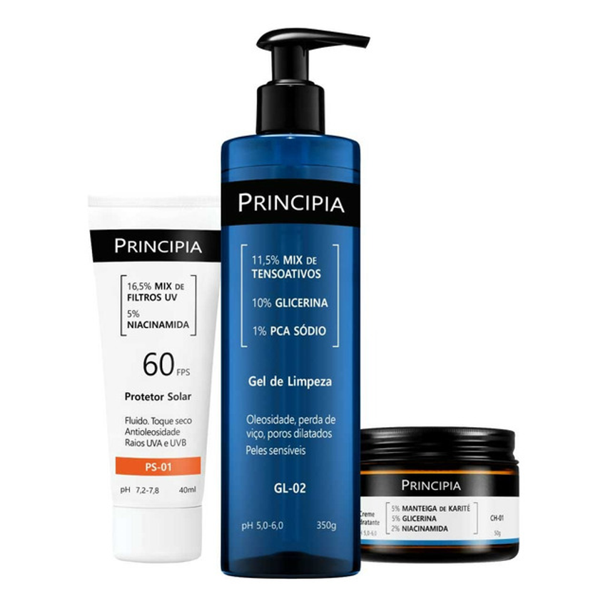 Principia Kit Completo Para Pele Sensível Com Fps 60