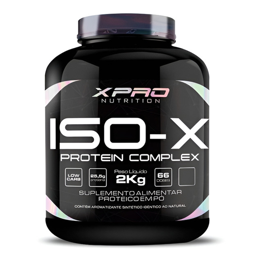 Whey Protein Isolado Iso X Protein 25g Proteína Dose 2kg Sabor Chocolate