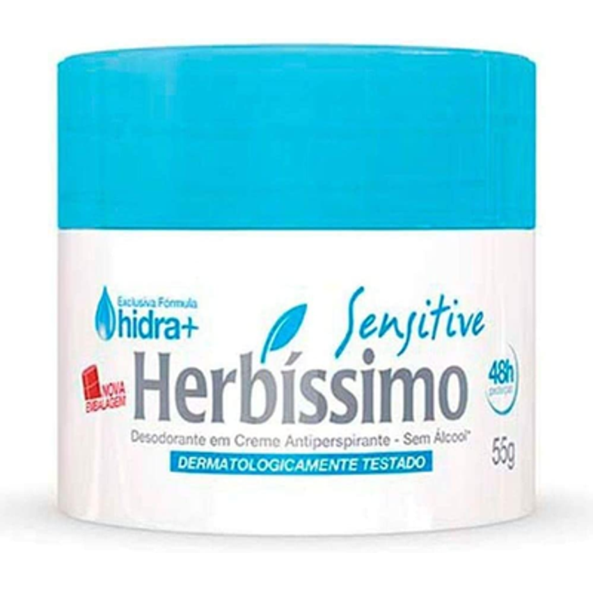 Desod. Creme Herb. Sensitive 55 Gr, Herbissimo
